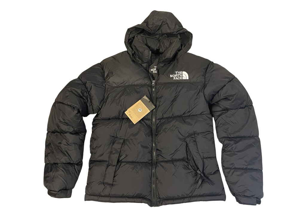 The North Face Jacket Mens Medium Black 700 Down Hooded Puffer Warm NF0A3C8D